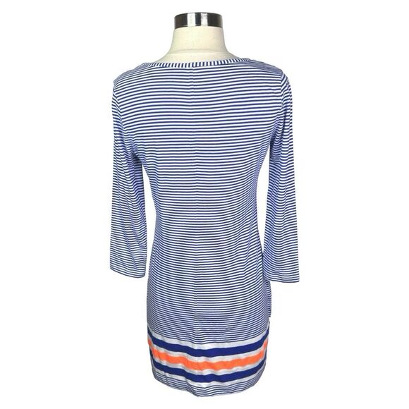 Lilly Pulitzer Beacon T-Shirt Dress - Bomber Blue Exotic Garden - Size Small - Picture 5 of 7